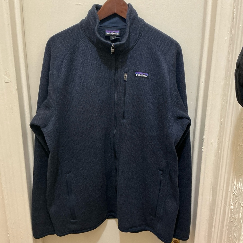 Patagonia Jacket Men Large Blue Better Sweater Fleece